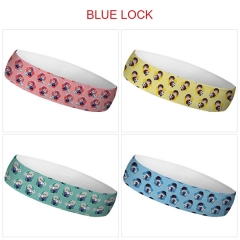 4 Styles Blue Lock Cartoon Color Printing Sweatband Anime Headband