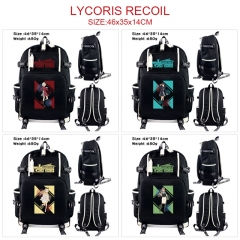 8 Styles Lycoris Recoil Cartoon Character Anime Backpack Bag
