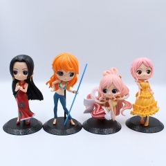 14CM 4 Styles One Piece Nami/Rebecca/Boa·Hancock PVC Anime Figure (Opp Bag)
