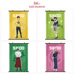 5 Styles 60*90CM SK∞/SK8 the Infinity Wall Scroll Cartoon Pattern Decoration Anime Wallscroll