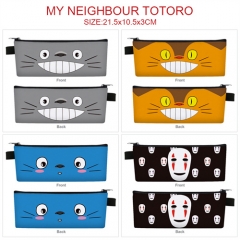 4 Styles My Neighbor Totoro Cosplay Cartoon PU Colorful Anime Zipper Pencil Bag Box