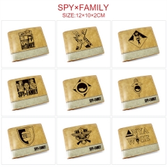 11 Styles Spy×Family Cosplay Decoration Cartoon Character Anime PU Wallet Purse