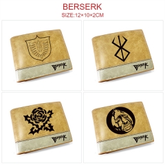 4 Styles Berserk Cosplay Decoration Cartoon Character Anime PU Wallet Purse