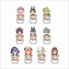 10 Styles Genshin Impact Cartoon Anime Ring Phone Holder