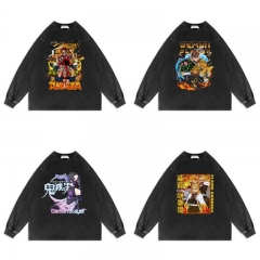 4 Styles Demon Slayer: Kimetsu no Yaiba Pattern Cartoon Anime Hoodie