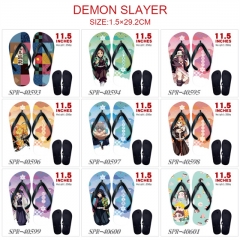 9 Styles Demon Slayer：kimetu no yaiba Cosplay Anime Slipper Flip Flops