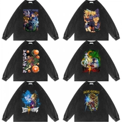 6 Styles Dragon Ball Z Cartoon Pattern Anime Hoodie