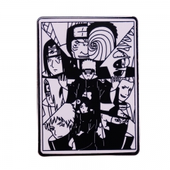 Naruto Cartoon Badge Pin Decoration Clothes Anime Alloy Brooch