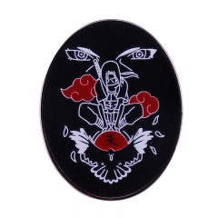 Naruto Itachi Cartoon Badge Pin Decoration Clothes Anime Alloy Brooch