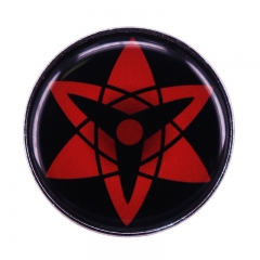 Naruto Sharingan Cartoon Badge Pin Decoration Clothes Anime Alloy Brooch