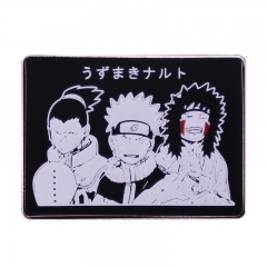 Naruto Cartoon Badge Pin Decoration Clothes Anime Alloy Brooch