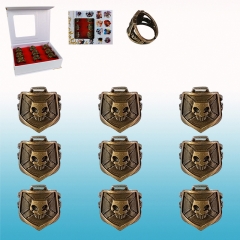 9PCS/SET Bleach Cosplay Cartoon Decoration Anime Ring