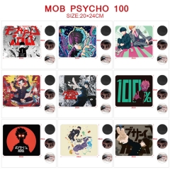 5PCS/SET 11 Styles 20*24CM Mob Psycho 100 Cartoon Pattern Anime Mouse Pad