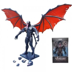 20CM Venom Eddie Brock With Wings Manga Ver Cartoon Anime FigureToy