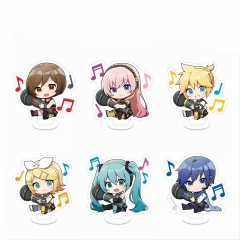 6 Styles 10CM Hatsune Miku LAITO/MEIKO Cartoon Acrylic Anime Standing Plate