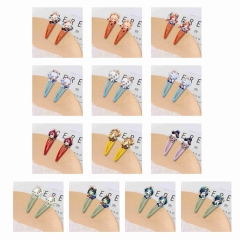 13 Styles Genshin Impact Cartoon Anime Hair Clip