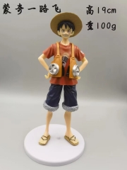 19CM One Piece Monkey D Luffy Cartoon Anime PVC Figure