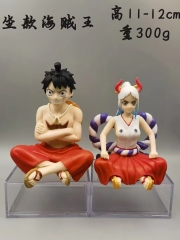2PCS/SET 11CM One Piece Cartoon Anime PVC Figure Toy