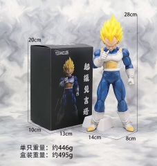 28CM 2 Colors Dragon Ball Z Vegeta IV Cartoon Anime PVC Figure
