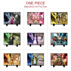 13 Styles One Piece Cartoon Character Anime Lithograph Oleograph