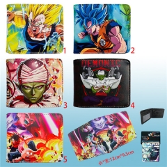 5 Styles Dragon Ball Z Cartoon PU Purse Anime Wallet