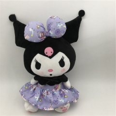25cm Sanrio Kuromi Purple Cosplay Character Anime Plush Toy