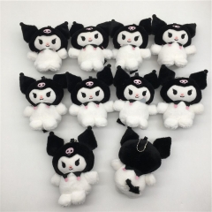 14cm 10PCS/SET Sanrio Kuromi Cosplay Character Anime Plush Toy Pendant