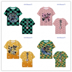 5 Styles Demon Slayer: Kimetsu no Yaiba Printing Digital 3D Cosplay Anime T Shirt