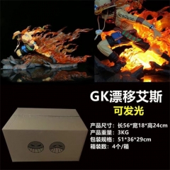 24CM One Piece Ace Drift Style Anime PVC Figure With Light