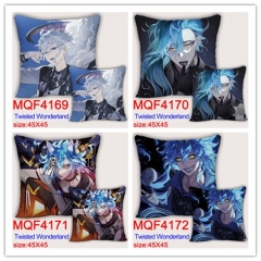 20 Styles Disney Twisted Wonderland Color Printing Anime Pillow