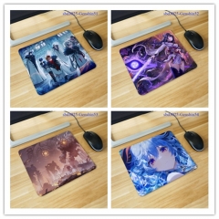 12 Styles (30*25*0.3CM) Genshin Impact Cartoon Anime Mouse Pad