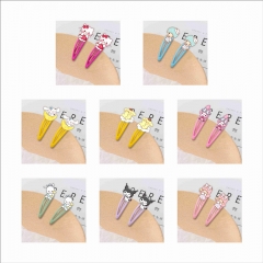 8 Styles Sanrio Cinnamoroll Kuromi My Melody Cartoon Anime Hair Clip