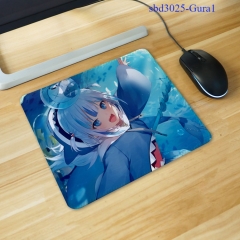 3 Styles (30*25*0.3CM) Gawr Gura Cartoon Anime Mouse Pad