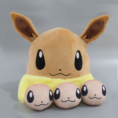 19CM Pokemon Eevee Eeveelution Cartoon Character Stuffed Dolls Anime Plush Toy