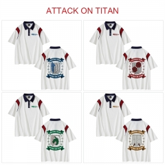 6 Styles Attack on Titan/Shingeki No Kyojin Cartoon Cosplay 3D Digital Print Anime T shirt
