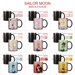 美少女战士-10款 动漫高温变色印花陶瓷马克杯400ml（单个纸盒+泡沫包装）