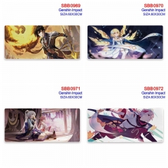 (30*60*0.3cm) 15 Styles Genshin Impact Cartoon Anime Mouse Pad