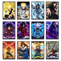 (No Frame) 40 Styles Naruto Canvas Material Anime Poster