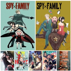 （帆布材质）间谍过家家海报 动漫 SPYxFAMILY 周边阿尼亚卡通装饰画