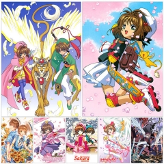 (No Frame) 40 Styles Card Captor Sakura Canvas Material Anime Poster