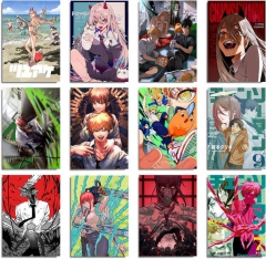 （帆布材质）电锯人链锯人玛奇玛帕瓦藤井树卡通儿童墙画