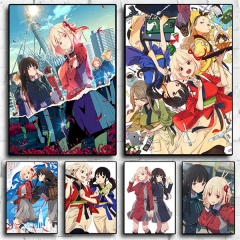 （帆布材质）丽丝动漫海报 Lycoris Recoil周边儿童卡通装饰画