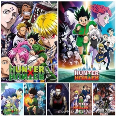 （帆布材质）全职猎人动画海报合集 HunterxHunter日本动漫卡通儿童装饰画