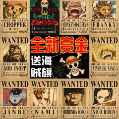 70 Styles One Piece Retro Kraft Paper Anime Poster
