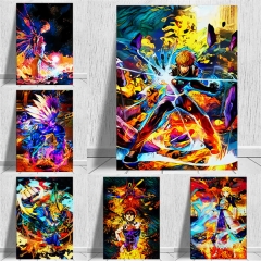 （帆布材质）装饰画 jojo动漫人物儿童卡通卧室客厅沙发墙画