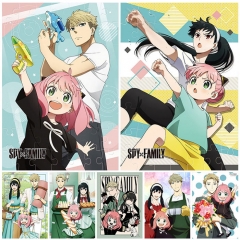 （帆布材质）间谍过家家海报 阿尼亚儿童卡通动漫海报挂画