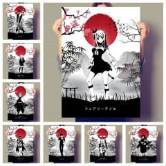 银魂咒术回战剑风传奇鬼灭之刃卡通动漫海报画芯