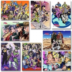 （帆布材质）JOJO动漫海报批发 jojo奇妙冒险卡通墙贴画高清壁画