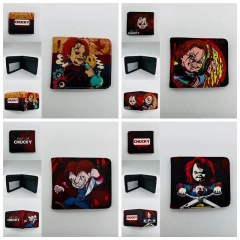 5 Styles Seed Of Chucky Coin Purse Short Anime Wallet
