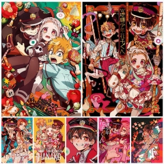 （帆布材质）日本动漫海报代发 地缚少年花子君儿童卡通二次元周边壁画